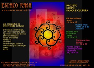 Projeto Corpo, Dança e Cultura - flyer
