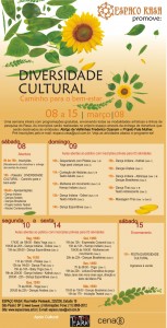 Flyer da Semana da Diversidade Cultural